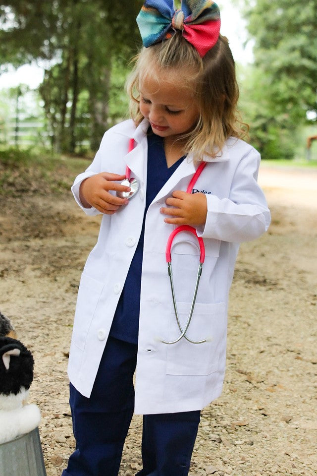 alt="toddler veterinarian costume outfit"