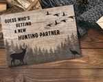 Dad Pregnancy Announcement Puzzle - New Hunting Partner