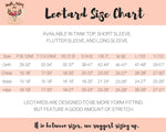 leotard size chart