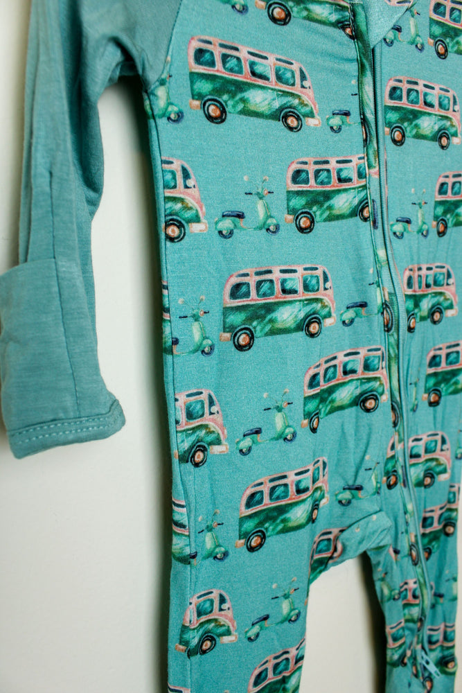 retro bus pajamas