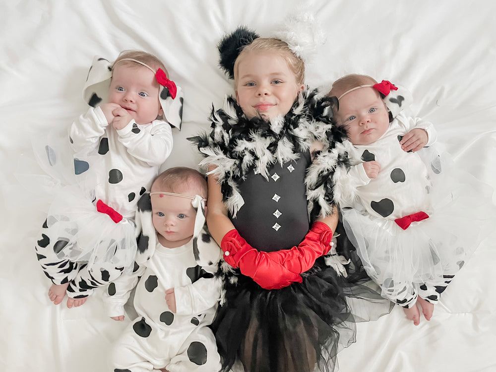 cruella de vil and baby dalmatian costume