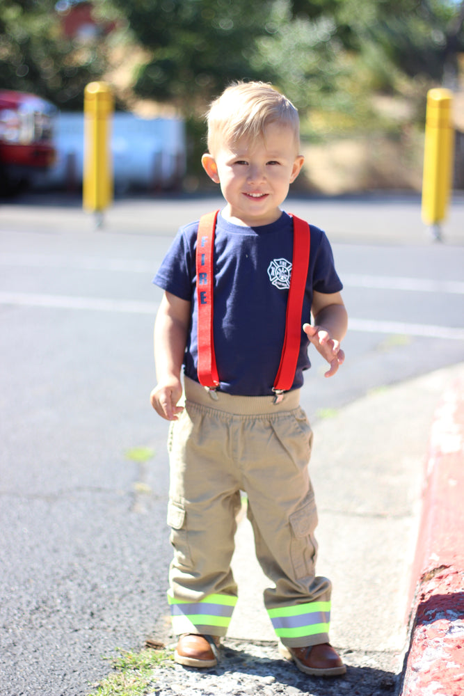 Fireman kids costume deals
