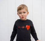 alt="heartbeat valentine's day shirt"